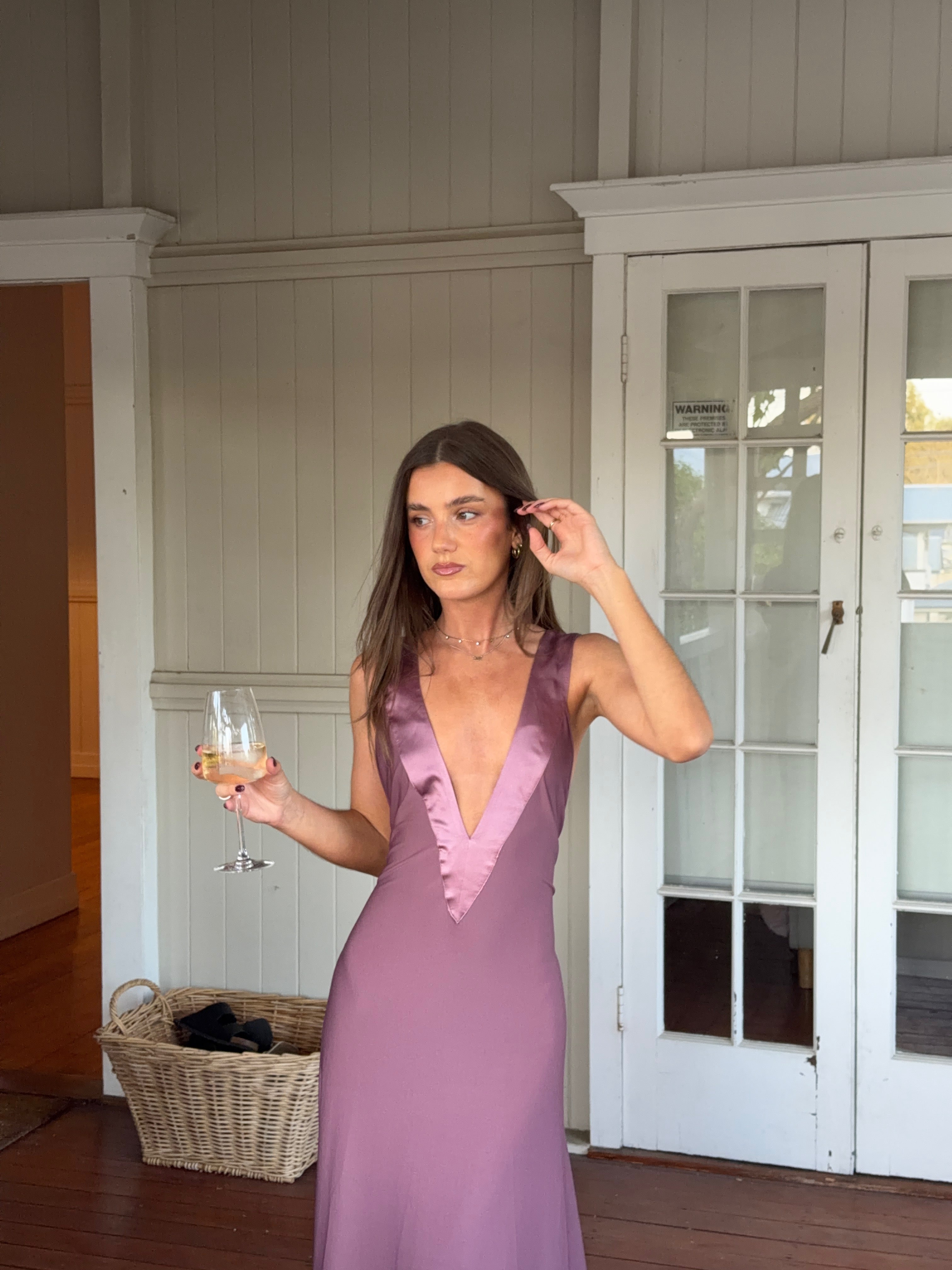 Rosa Gown - Plum
