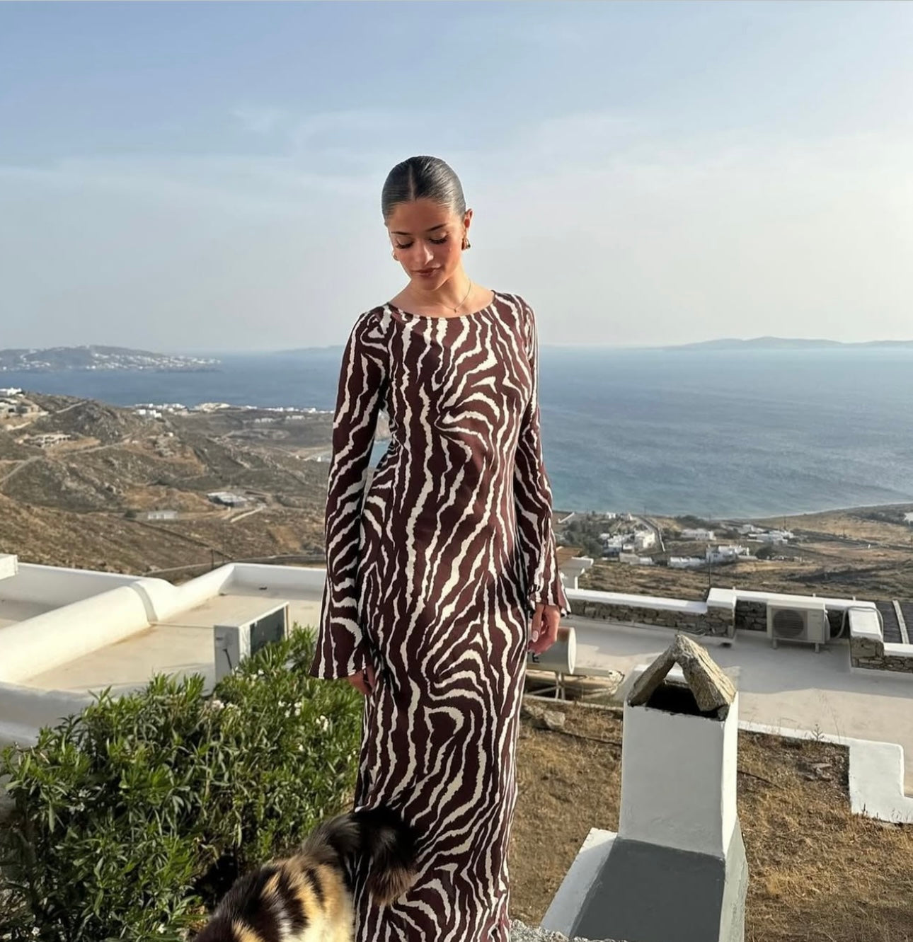 Gia Animal Print Dress