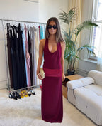 Serena Dress - Ruby