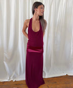 Serena Dress - Ruby