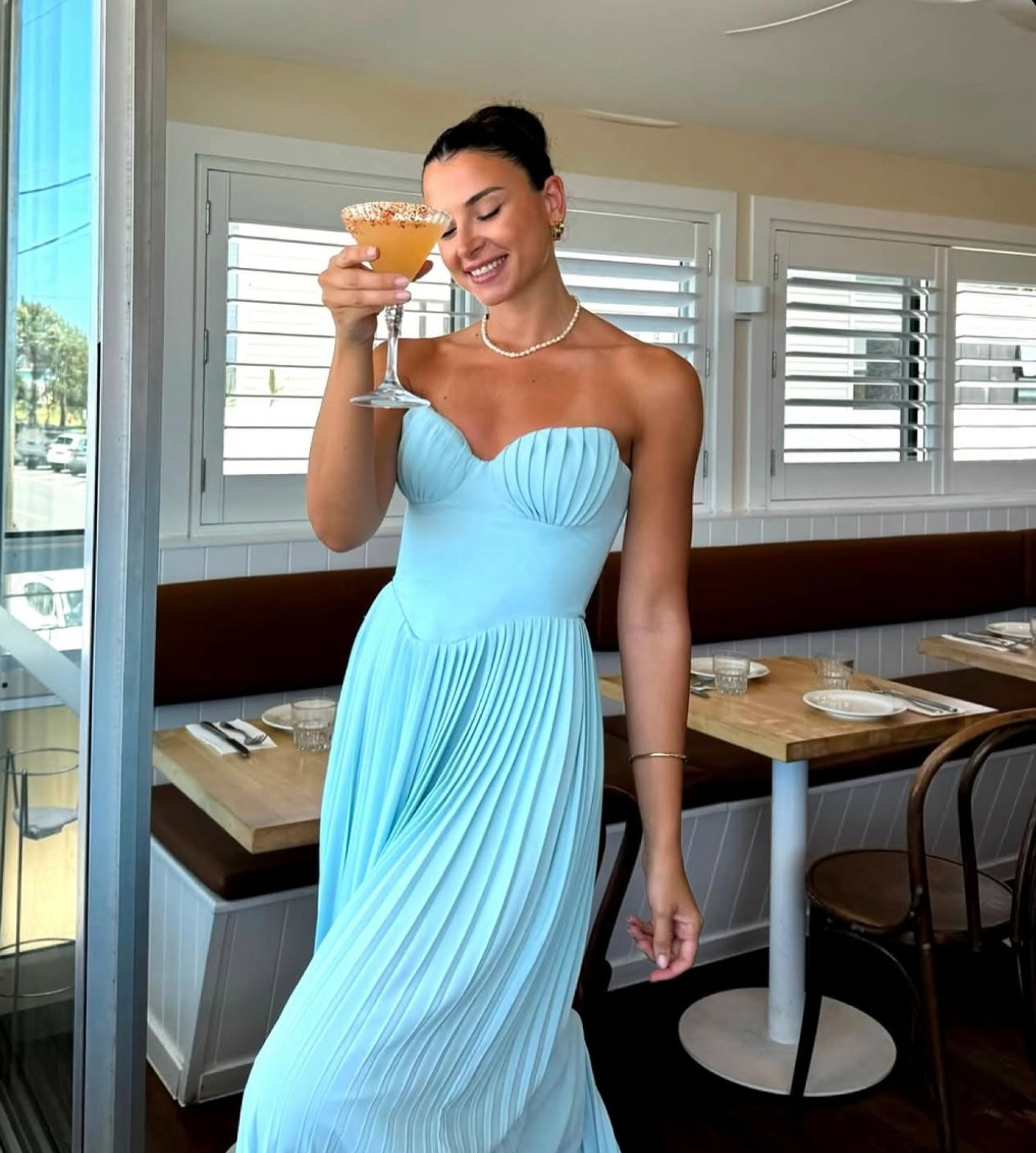 Marcella Dress in Blue