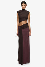 Conn Asym Maxi - AUBERGINE/DARK CHOC