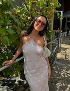 Spot Halter Dress
