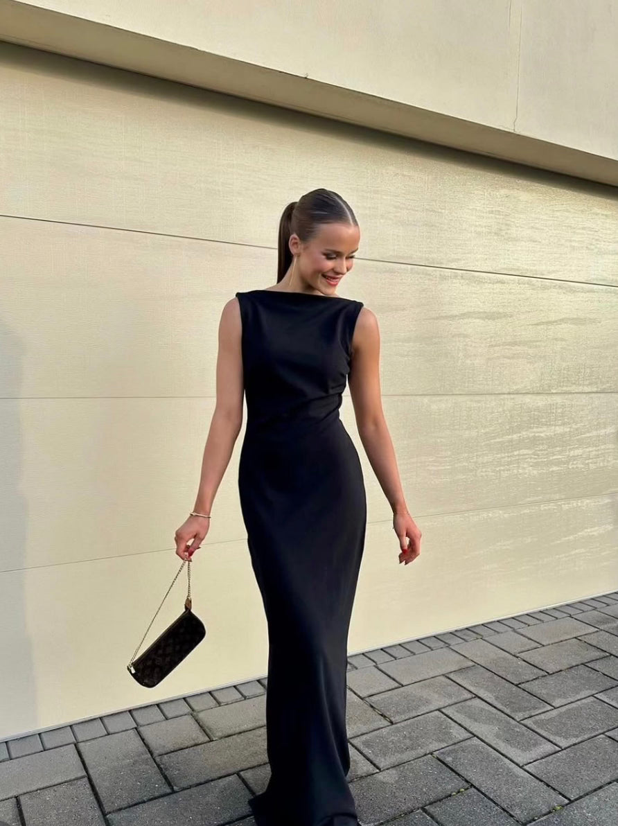 Verona Black Dress