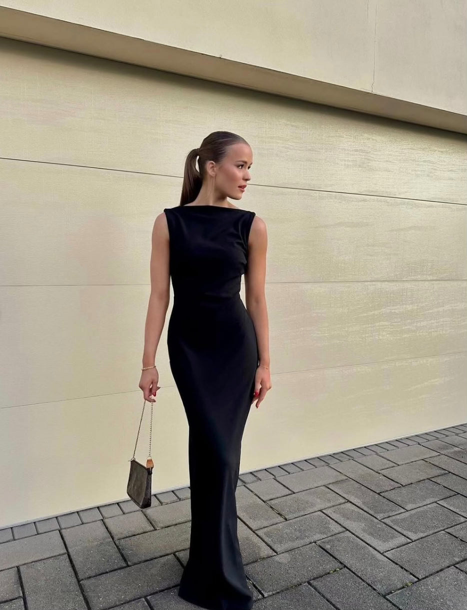 Verona Black Dress