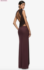 Conn Asym Maxi - AUBERGINE/DARK CHOC