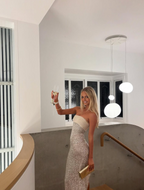 Elizabeth Dress - Diamond Silver