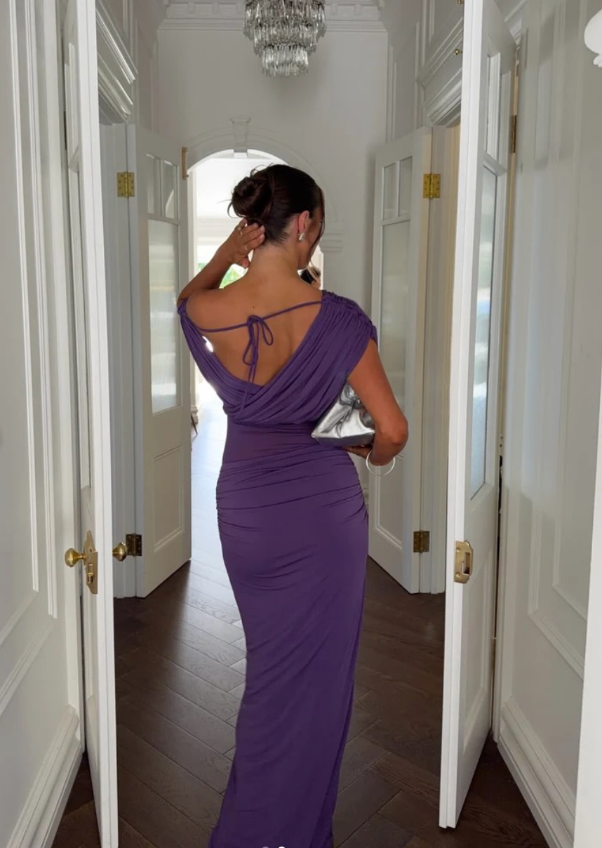 Celia Maxi Dress - Grape 🍇