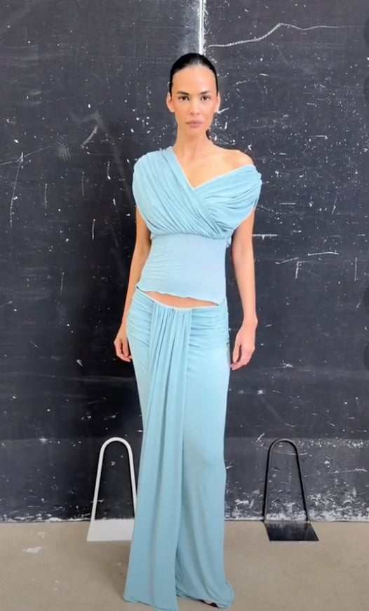 Celia Maxi Dress - Powder Blue