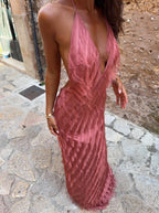 NOA GOWN - PEACH