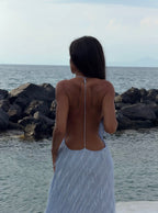 NOA GOWN - POWDER BLUE