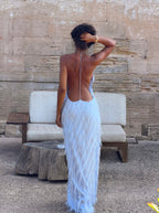 NOA GOWN - POWDER BLUE
