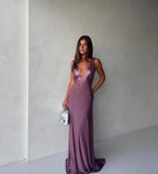 Rosa Gown - Plum