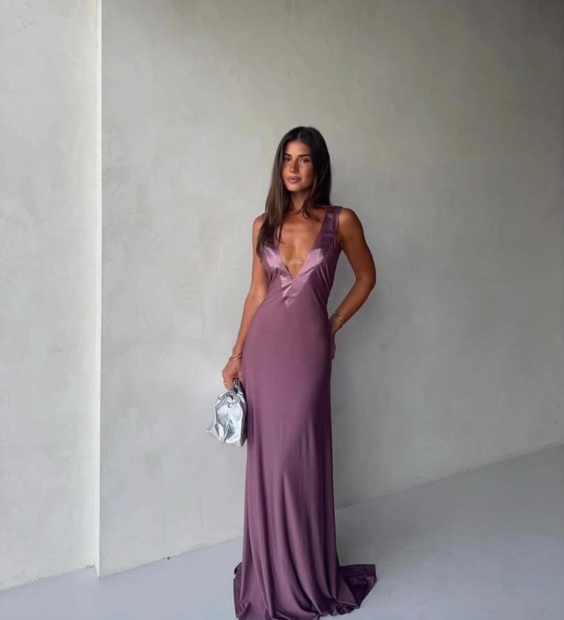 Rosa Gown - Plum