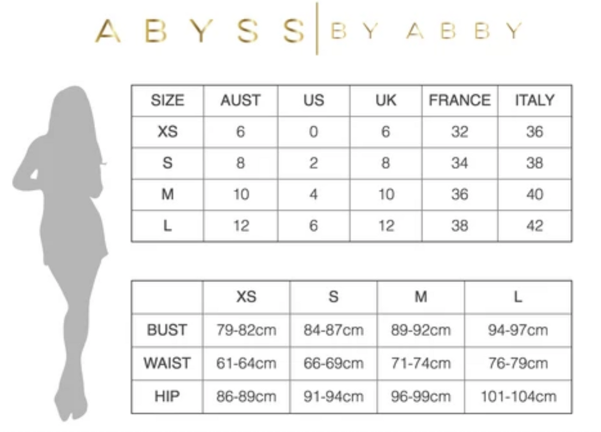 Size guide chart