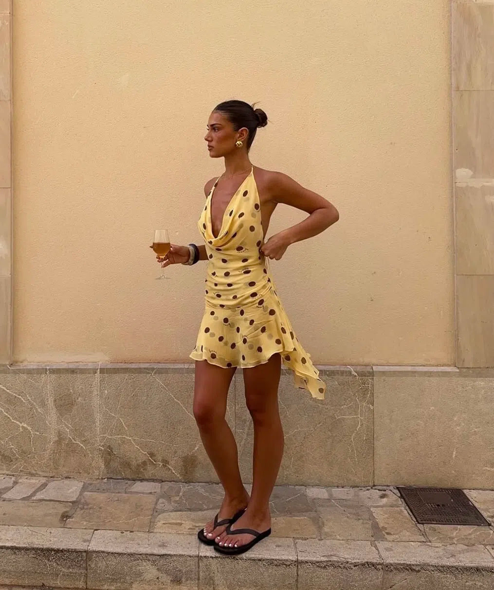Harlow Halter Mini Dress